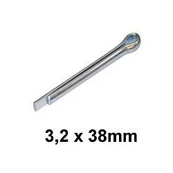 Cupilha Contrapino 3.2X38mm 1/8X1 1/2 - ROCHEPECAS 000094003720