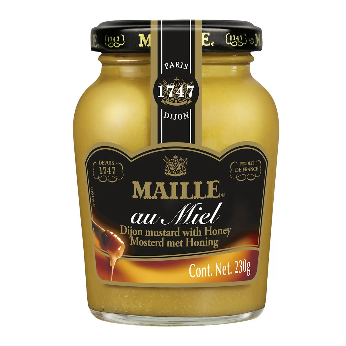 Mostarda Francesa com Mel MAILLE Vidro 230g