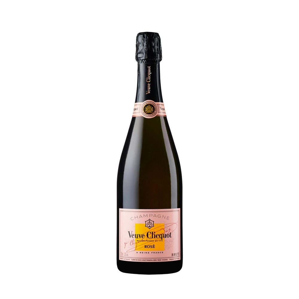 Champagne Francês Rosé Veuve Clicquot Pinot Noir Pinot Meunier Chardonnay Reims Garrafa 750ml