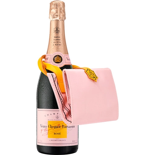 Champagne Veuve Clicquot Rose Shopping Bag