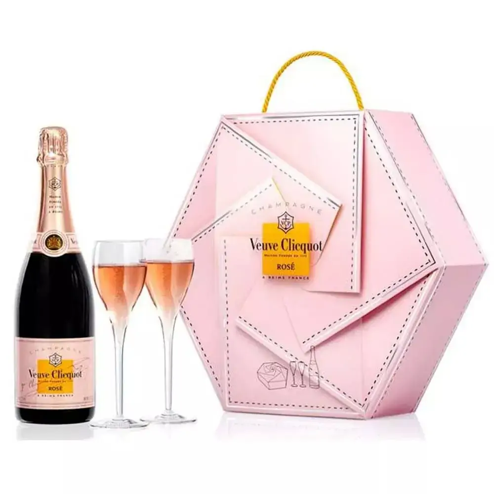 Champagne Veuve Clicquot Rose Kit Cout.2 Tac