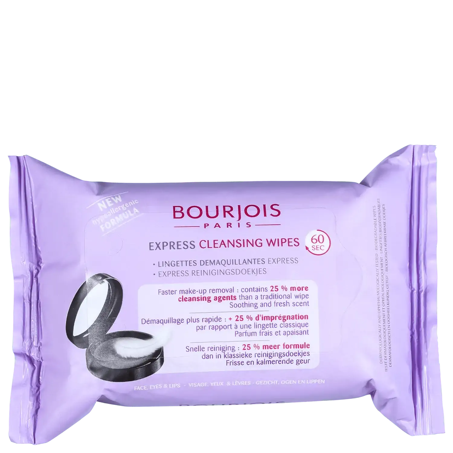 Lenços De Limpeza Lingettes Démaquillantes Express