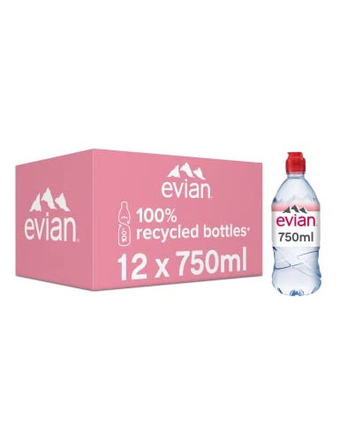 água Mineral Natural Sem Gás Evian Squeeze 750ml