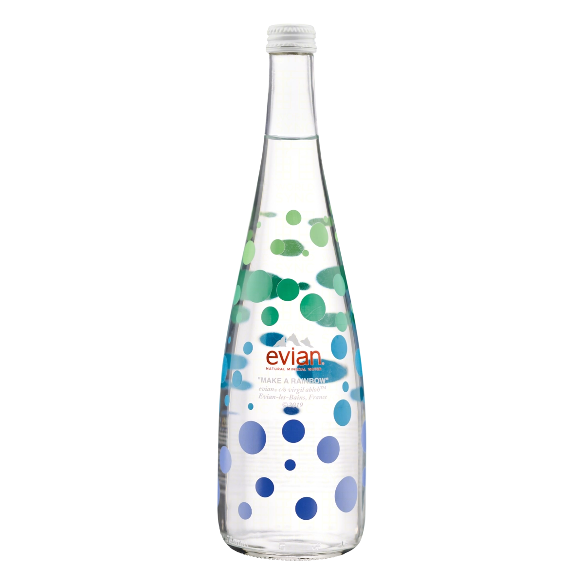 água Mineral Natural Sem Gás Evian Vidro 750ml