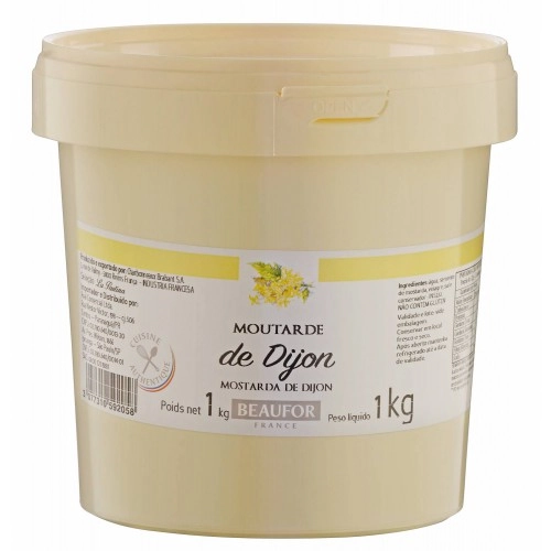 Mostarda Dijon Francesa Beaufor Balde 1 kg