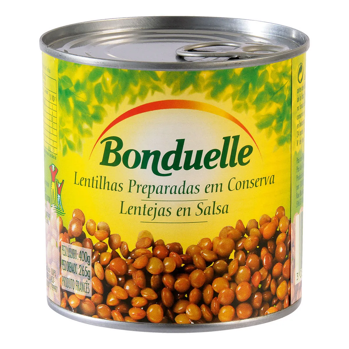 Lentilha Em Conserva Bonduelle Lata 265g