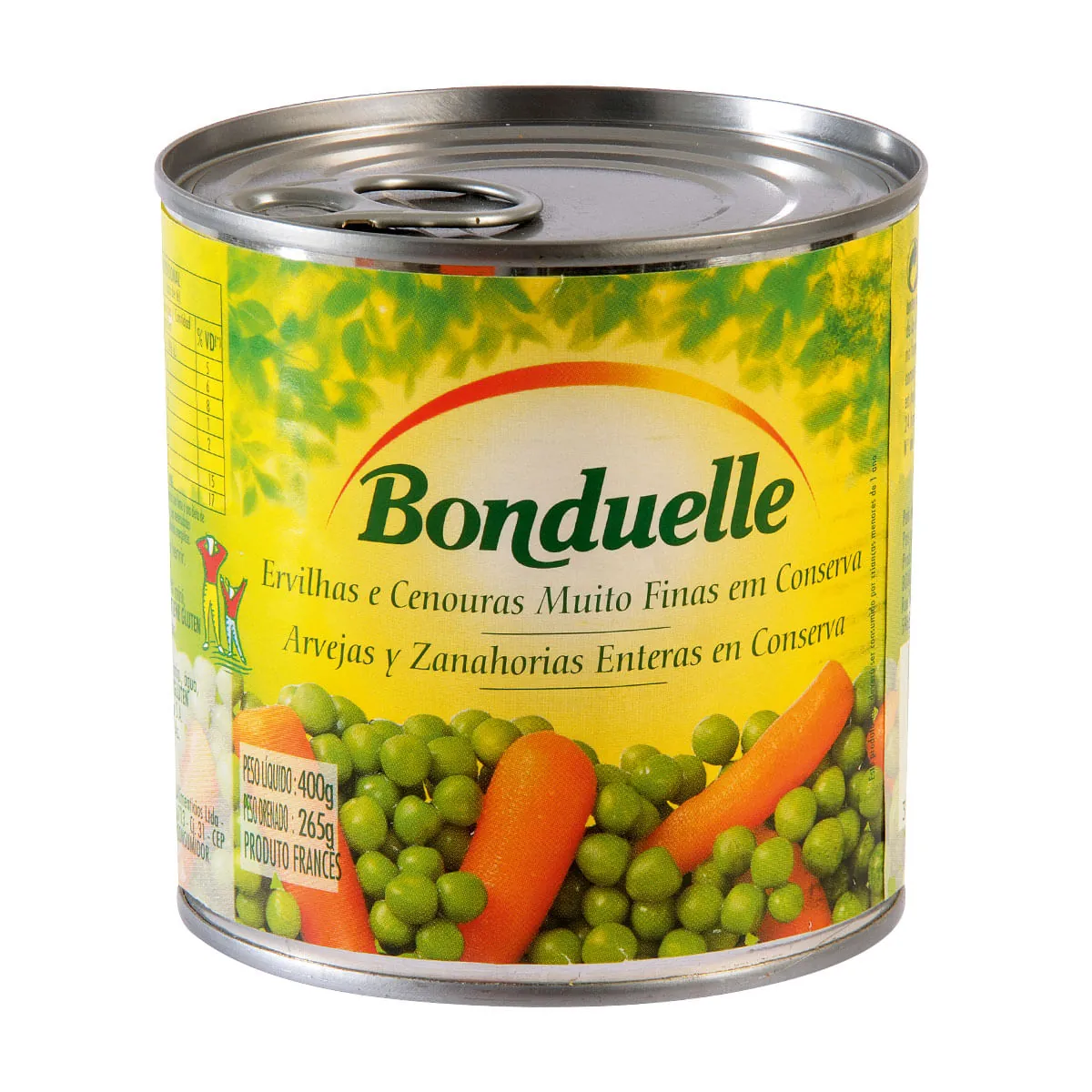 Ervilha e Cenoura em Conserva BONDUELLE Lata 265g