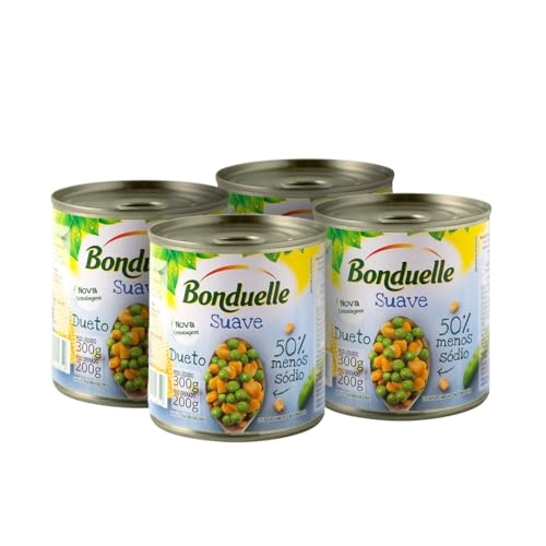 Ervilha E Milho Verde Em Conserva Dueto Suave Bonduelle Lata 200g