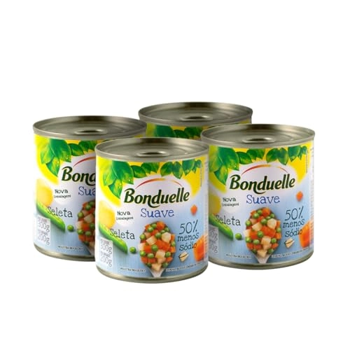 Seleta De Legumes Em Conserva Suave Bonduelle Lata 200g
