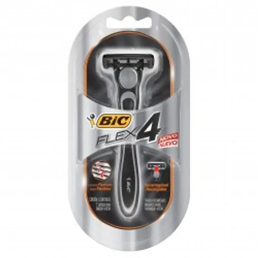 Aparelho De Barbear Bic Flex 4 Prata