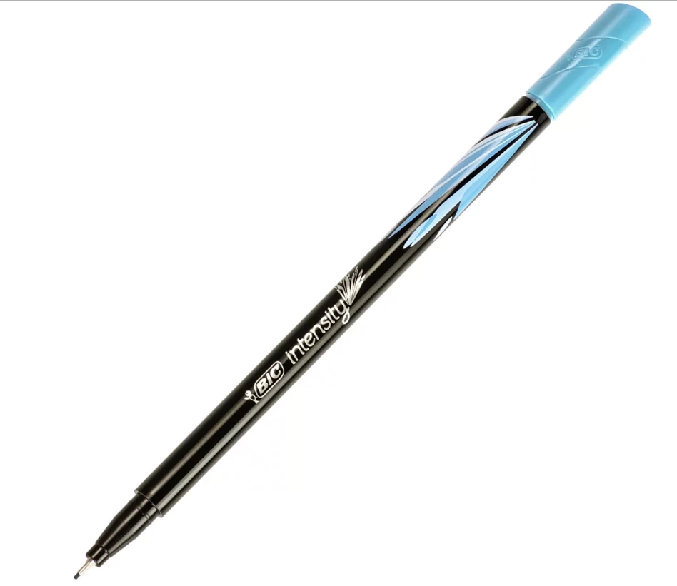 Caneta Porosa 0.4mm Bic Intensity Azul Claro