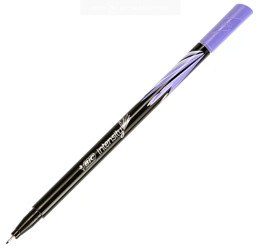 Caneta Porosa 0.4mm Bic Intensity Pastel Lilas