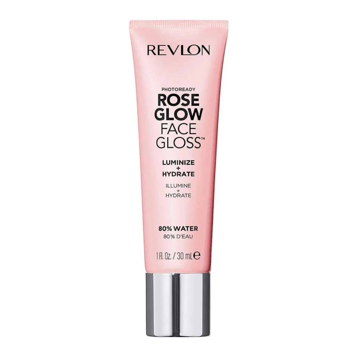 Revlon Photoready Rose Glow Primer Face Gloss, Illuminating, Hydrating, Non Sticky Gel With Sheer Co