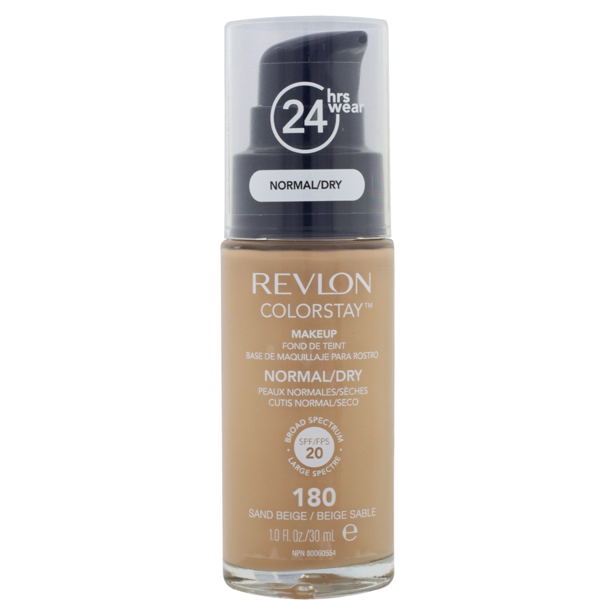 Base Facial Fps 20 180 Sand Beige Revlon Colorstay 30ml