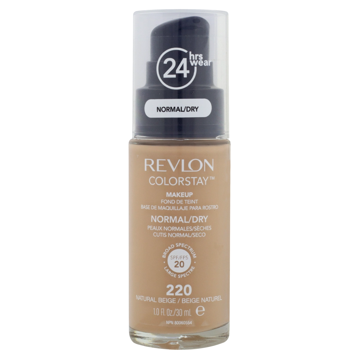 Base Facial Fps 20 220 Natural Beige Revlon Colorstay 30ml