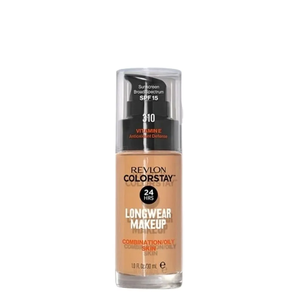 Revlon Colorstay Pump Liquid Foundation, 310 Warm Golden