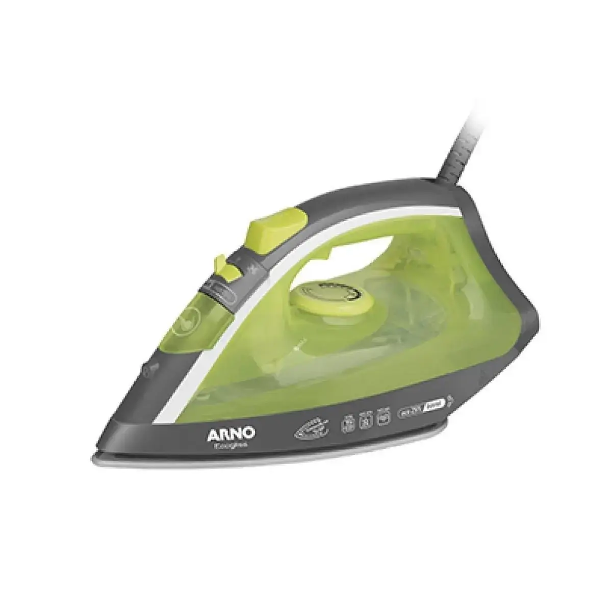 Ferro de Passar a Vapor com Spray Arno Ecogliss FEC1 Verde 220V