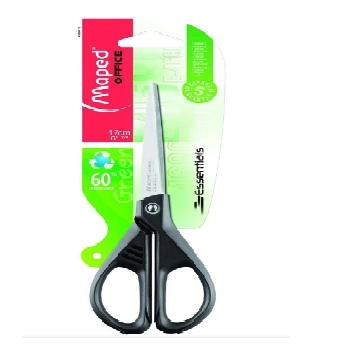 Tesoura Mult Essentials Green 17cm Maped