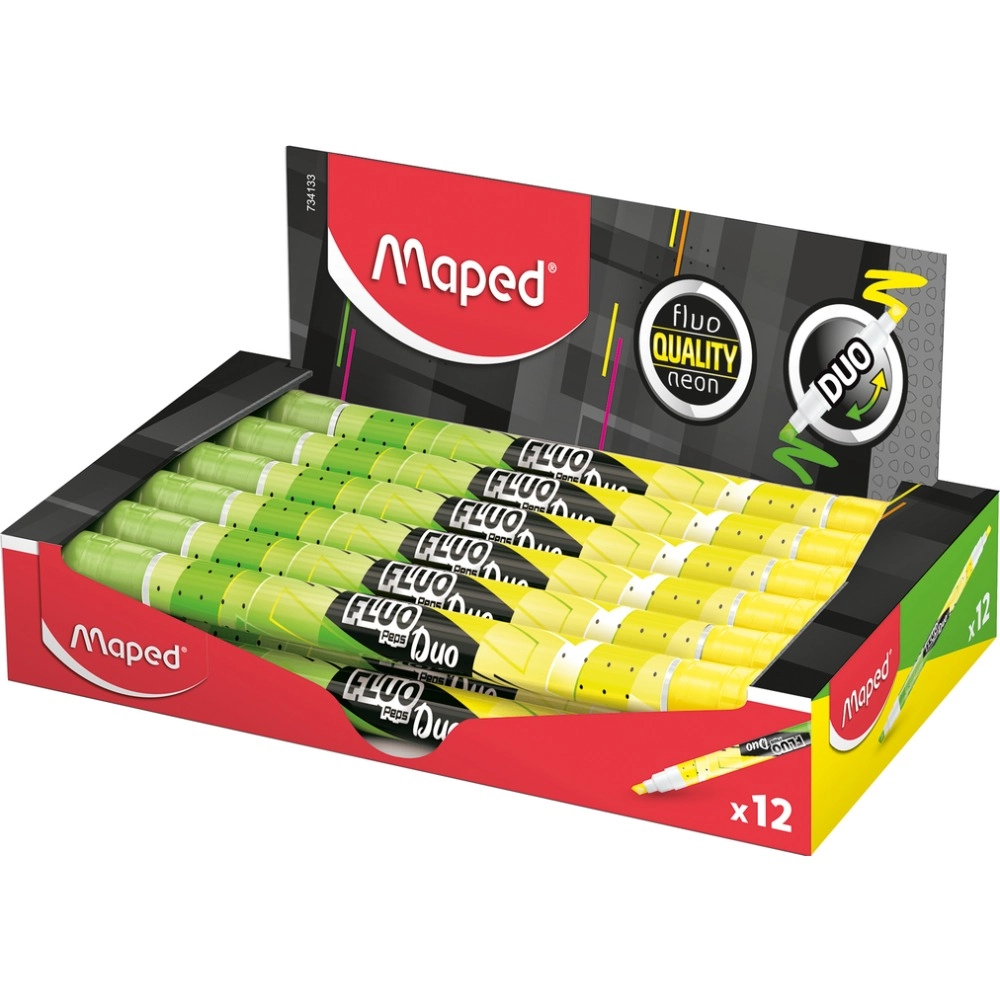 Marca Texto Fluo Duo Vd Am Maped