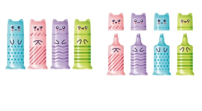 Marca Texto Mini Cute Pastel Azul Maped Ref.743605