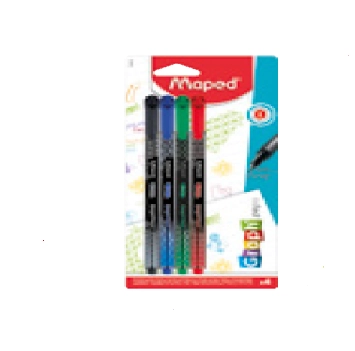 Caneta Hidrografica 0.4mm Graph Peps Premium 4 Cor.  Bt 1 Un