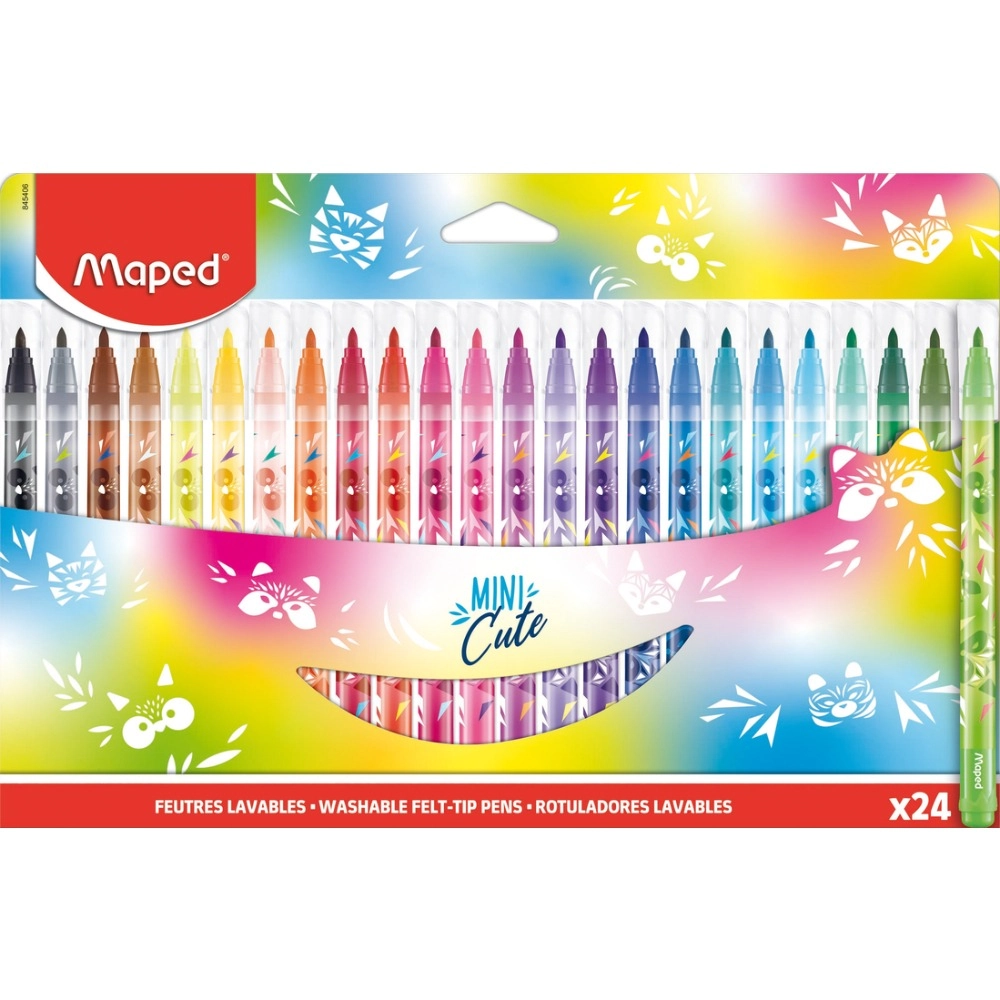 Caneta Hidro Mini Cute Estojo C/24 Maped Ref.845406