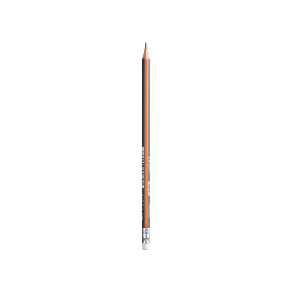 Maped Black Peps Graphite 2 Pencil With Eraser, 6 Pack 851731zv