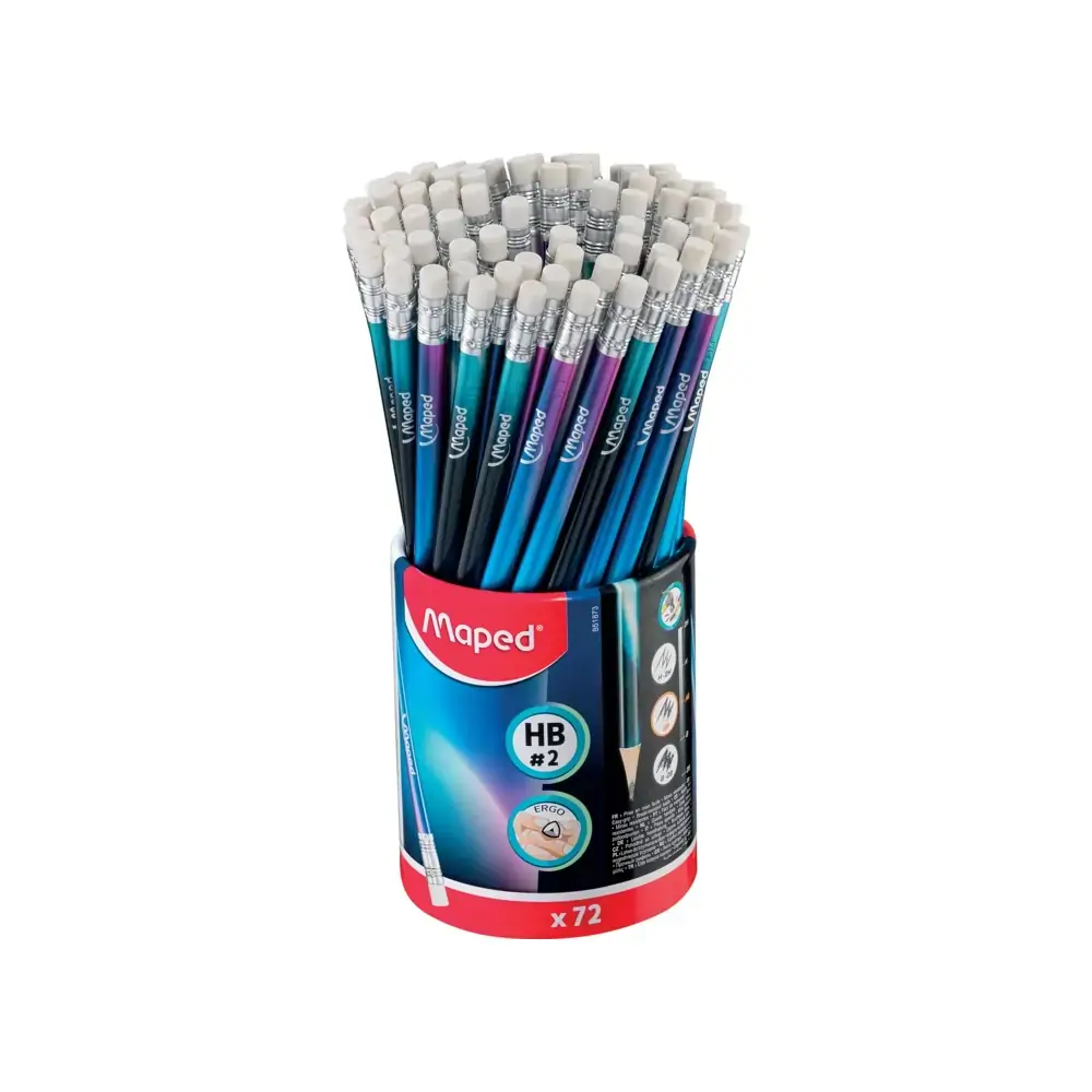 Lapis Grafite Hb Nightfall Borracha 851813 Maped