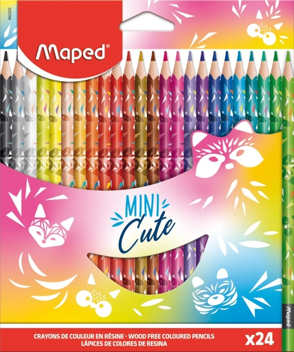 Lapis Cor Mini Cute 24 Cores 862203 Maped