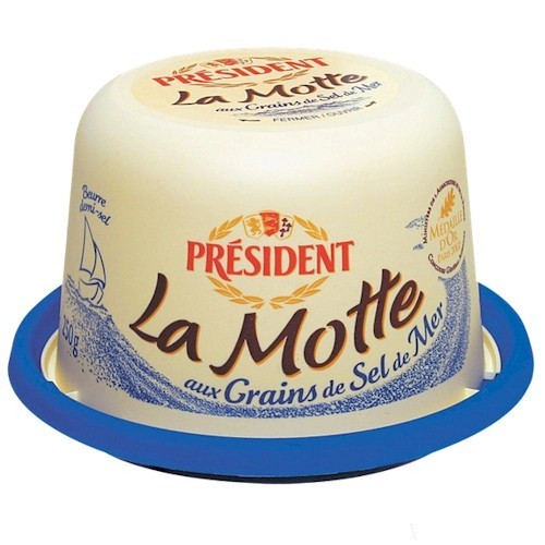 Manteiga Comum Com Sal Président La Motte Pote 250g