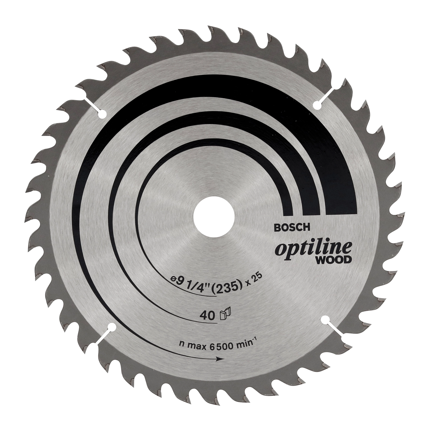 Disco de Serra Circular para Madeira 235x25,4mm 40 dentes Bosch