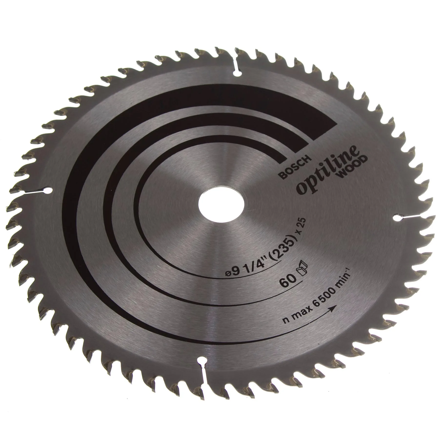 Disco de Serra Circular para Madeira 235x25,4mm 60 dentes Bosch
