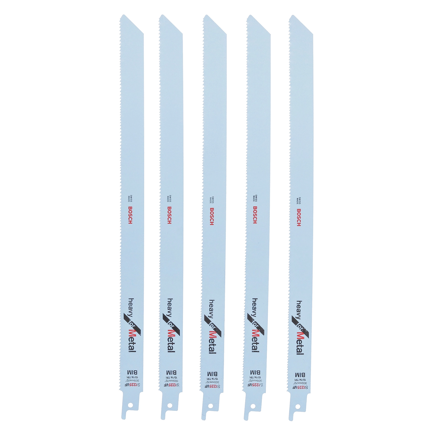 Jogo de Lâminas de Serra Sabre PRO Metal Demolition S1225VF 5 Peças Bosch