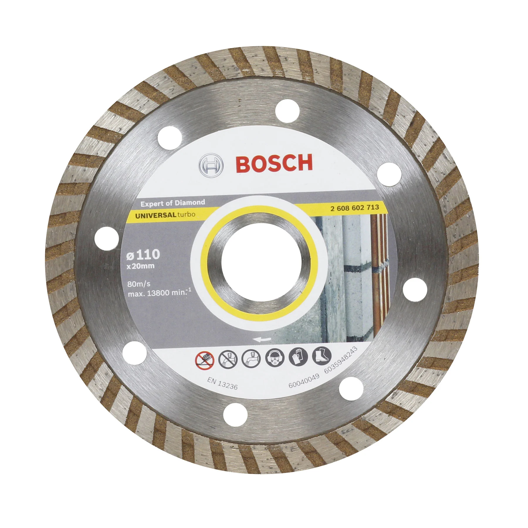 Disco de Corte Diamantado Turbo 110x20,00mm Bosch