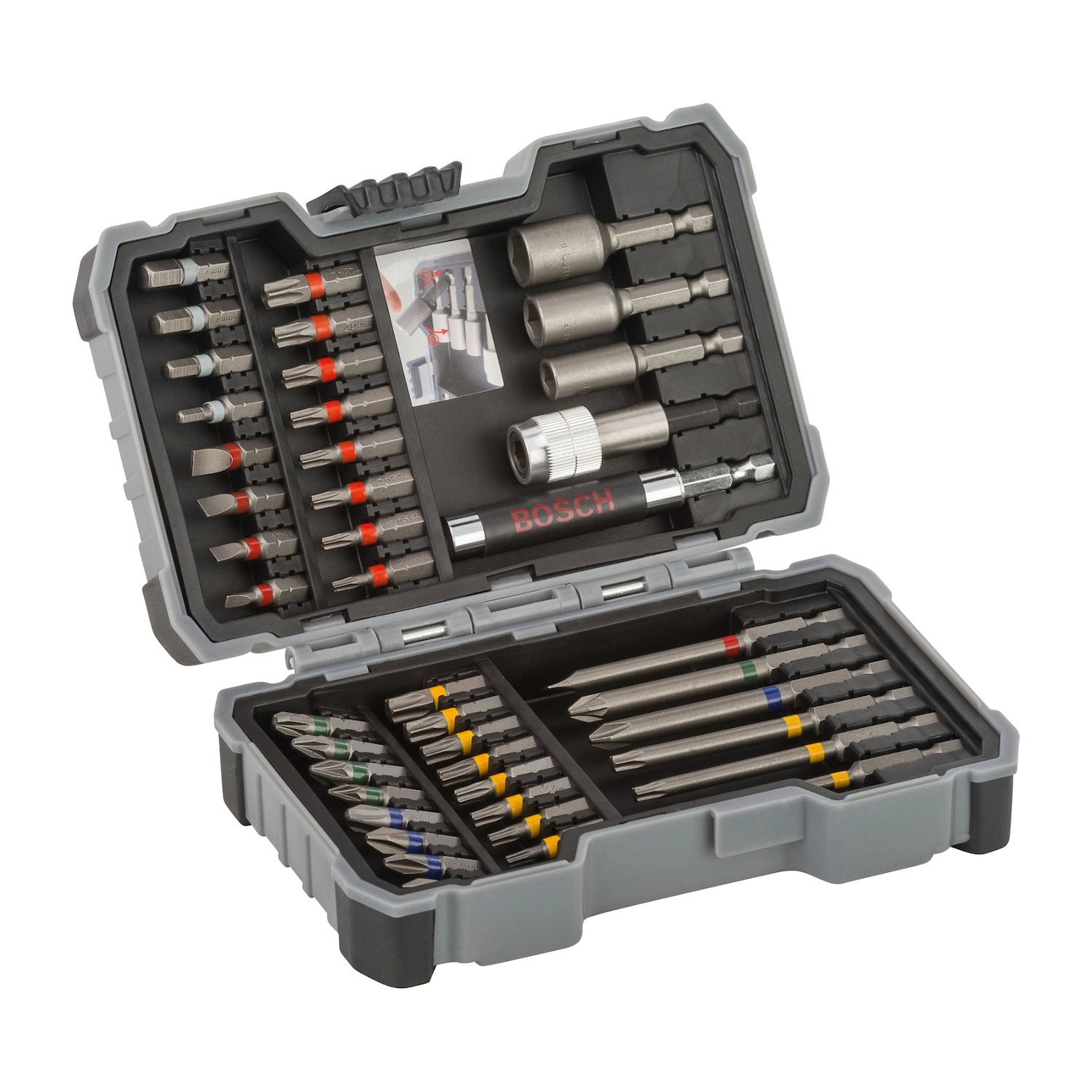 Kit de Bits e Soquetes 43 peças Extra Hard Bosch