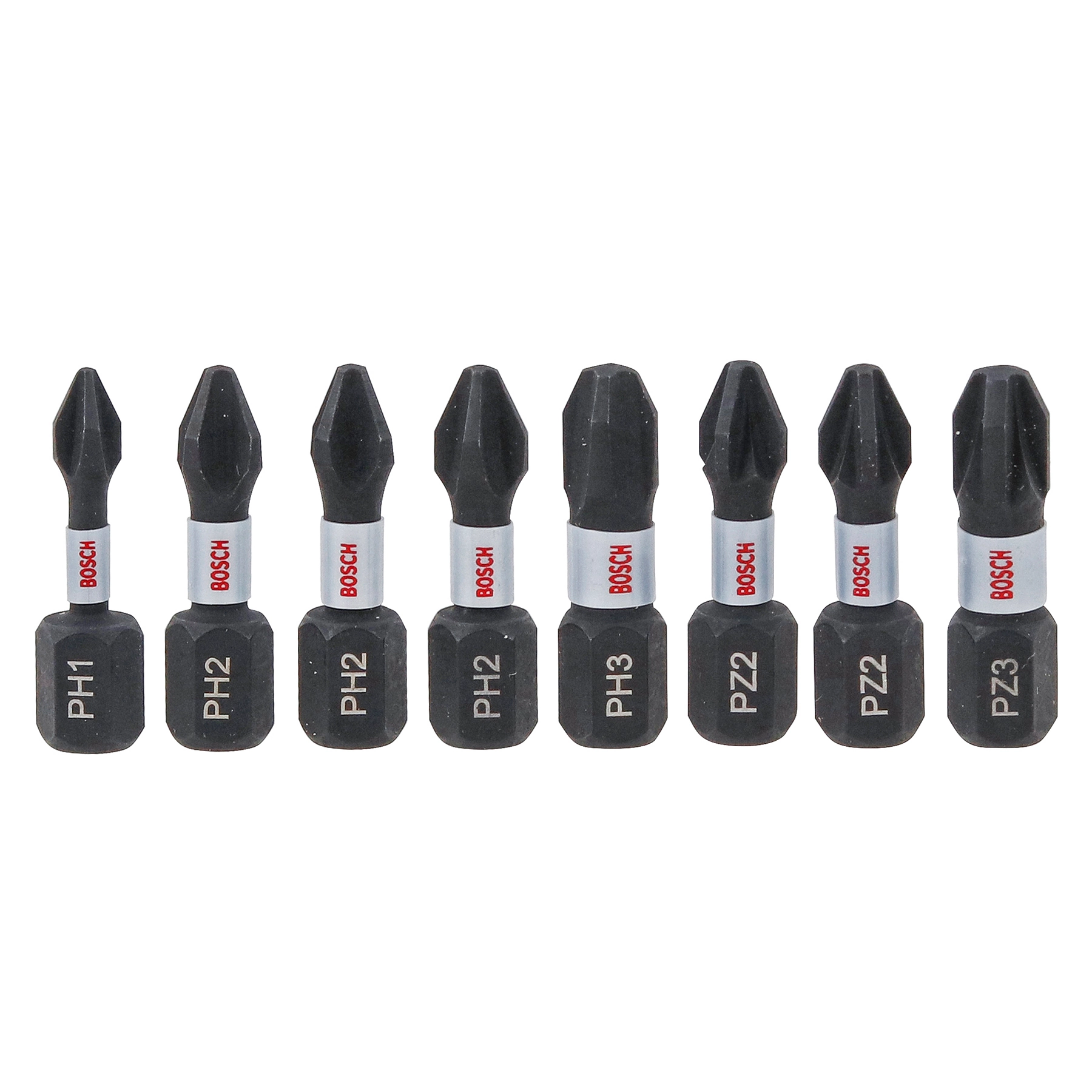 Jogo de Bits Impact Control 25mm 8 Peças Bosch