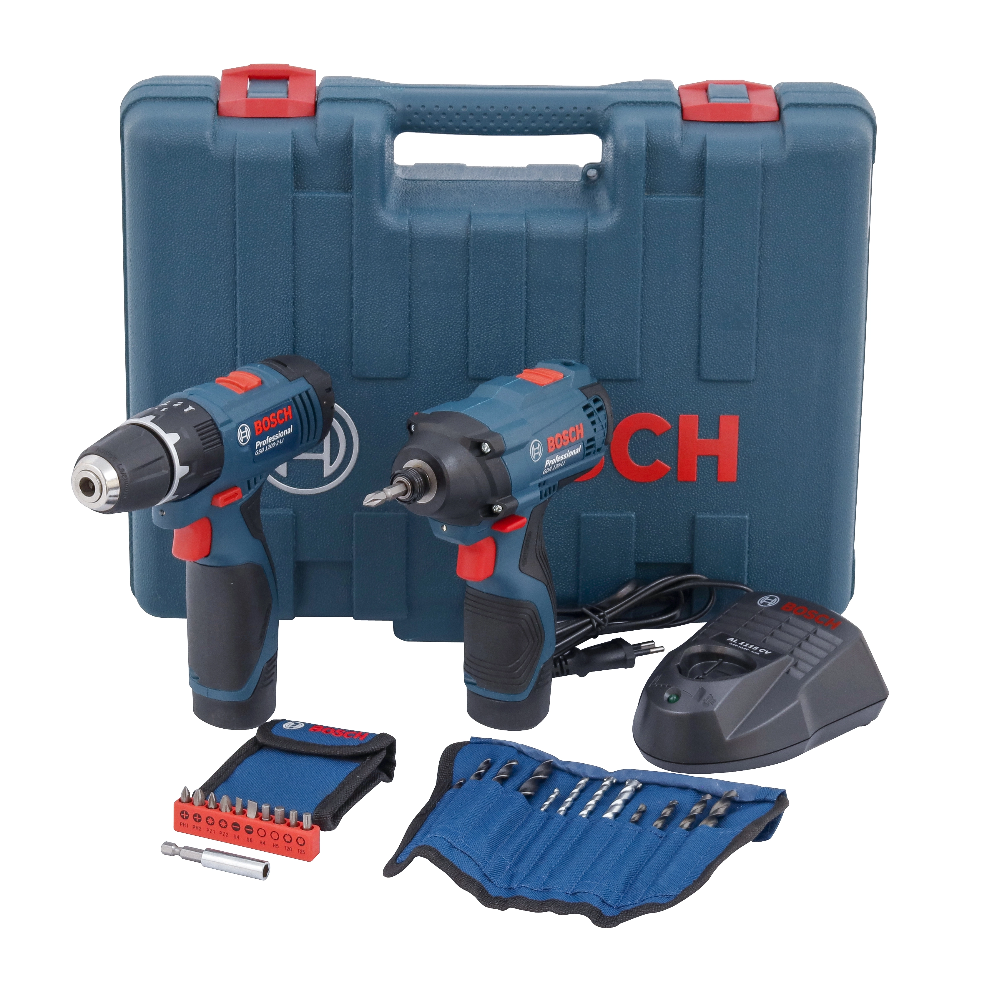 Kit Parafusadeira e Furadeira de Impacto 12V Bivolt Bosch