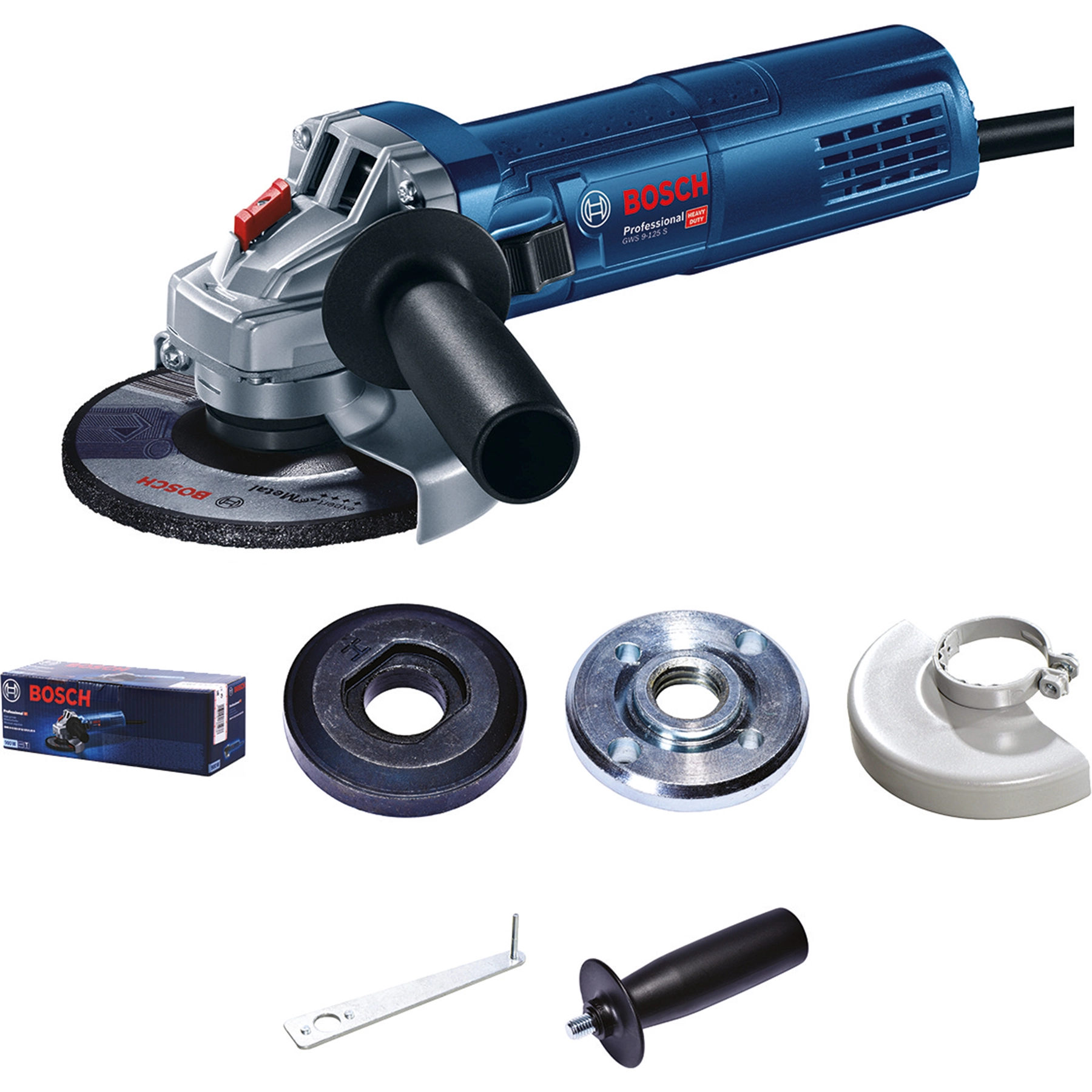 Esmerilhadeira Bosch Angular 5" 900W 127V (110V) GWS9-125 S Profissional