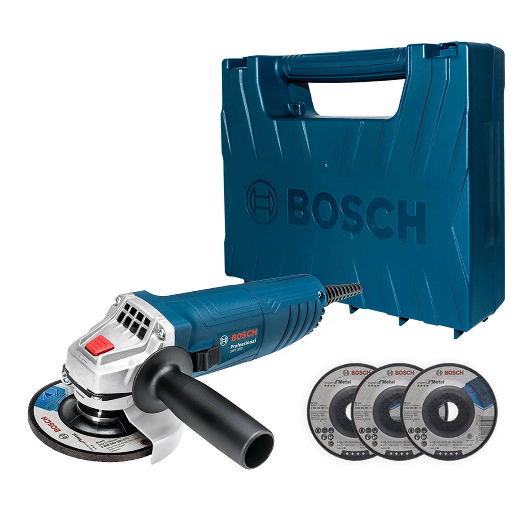 Esmerilhadeira Angular Bosch GWS 850 Elétrica 4.1/2" 850W 127V (110V)