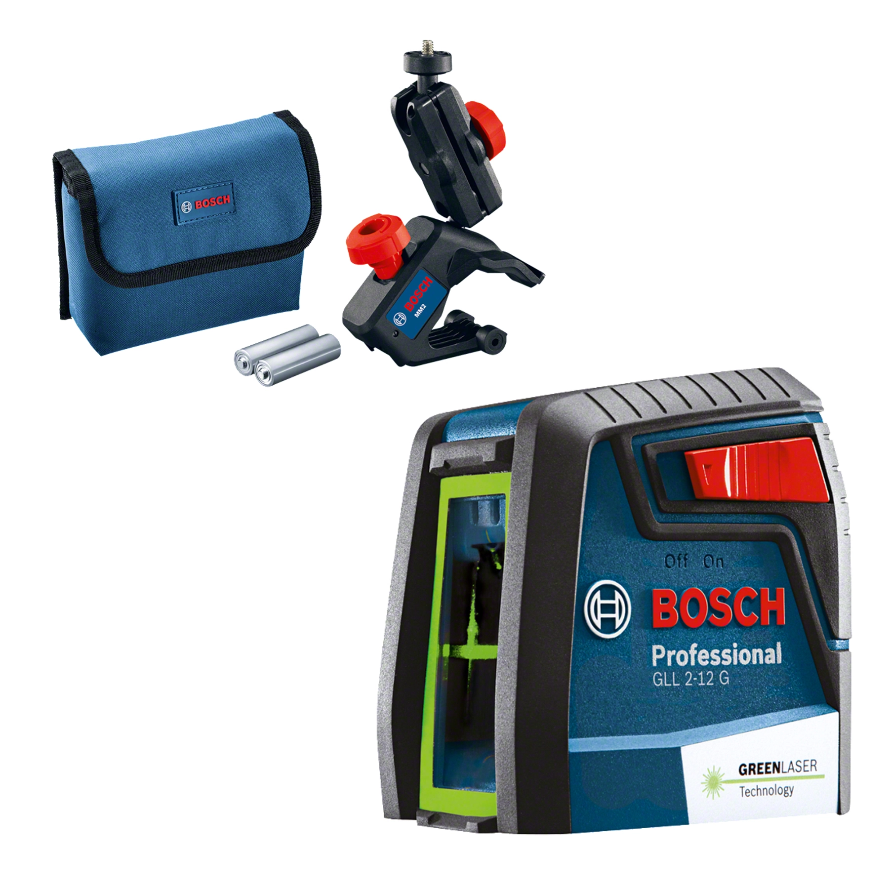 Nível a Laser Bosch Verde 12 metros GLL 2-12 G