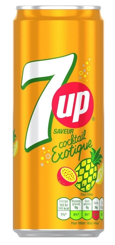 Refr 7up Exotic Cocktail Lata 330ml