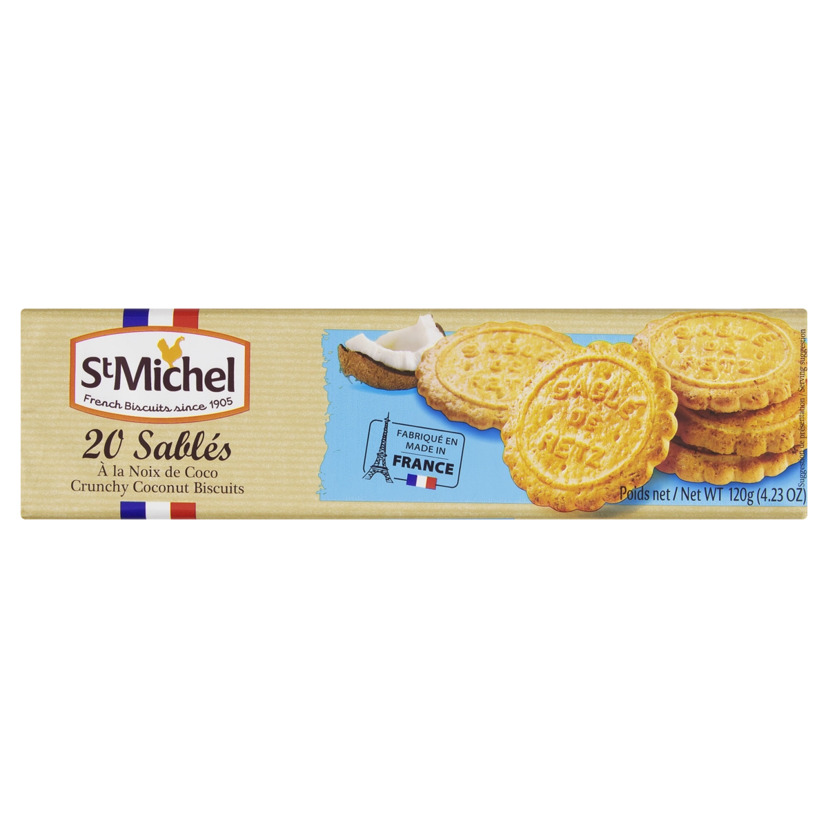 Biscoito Coco St Michel Pacote 120g
