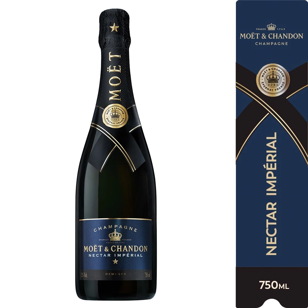 CHAMPAGNE MOET CHANDON NÉCTAR IMPERIAL 750ML