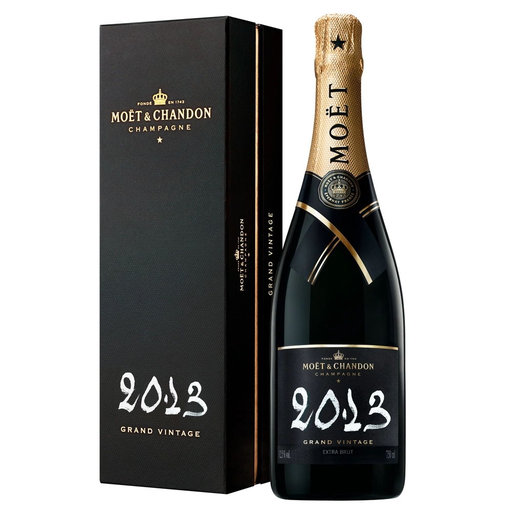 Champagne Grand Vintage 2013 Com Cartucho Moet Chandon 750ml