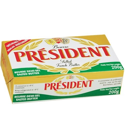 Manteiga Extra Com Sal Président Gastronomique 200g