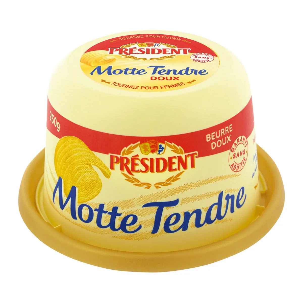 Manteiga Sem Sal Président Motte Tendre Pote 250g