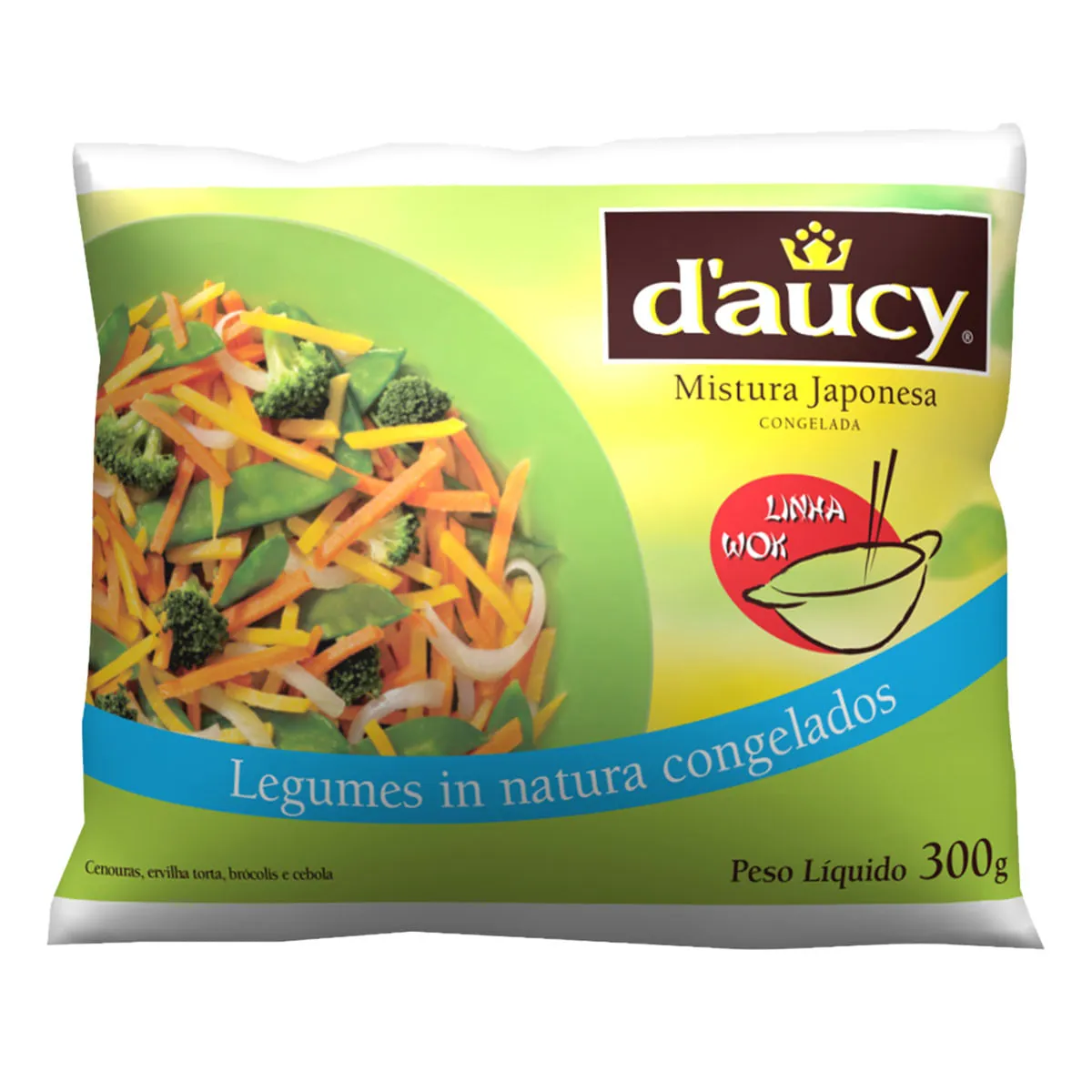 Mistura Japonesa Congelada D´AUCY Pacote 300g