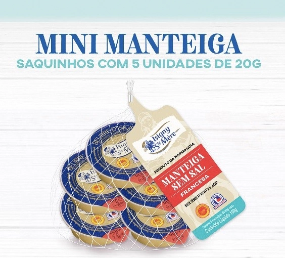 Manteiga Isigny Sem Sal 20g