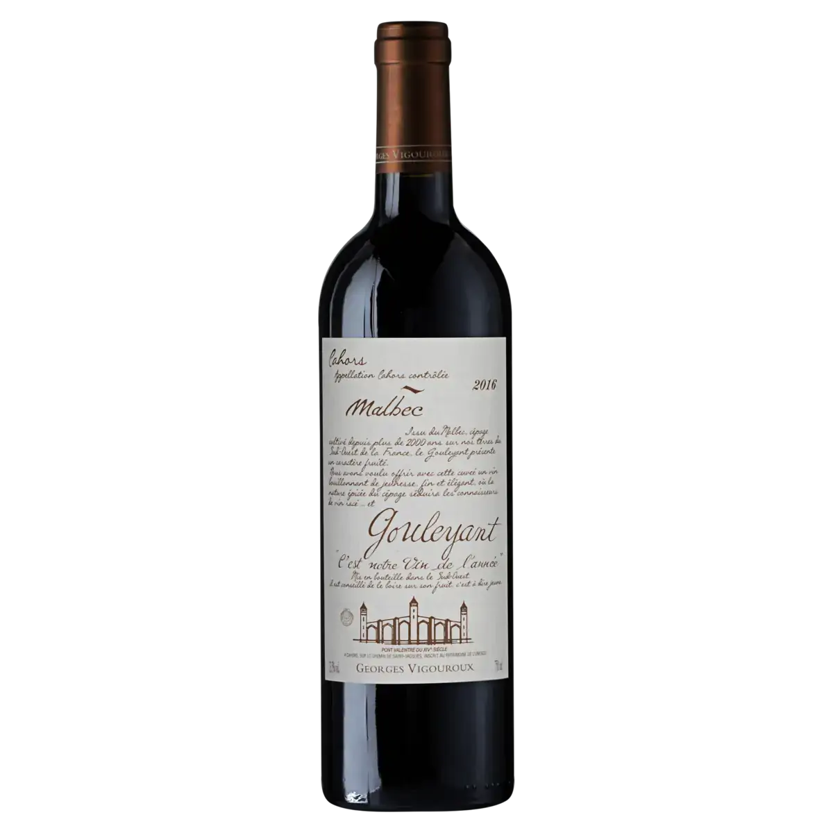 Vinho Fra Gouleyant Malbec Cahors Aoc 750ml