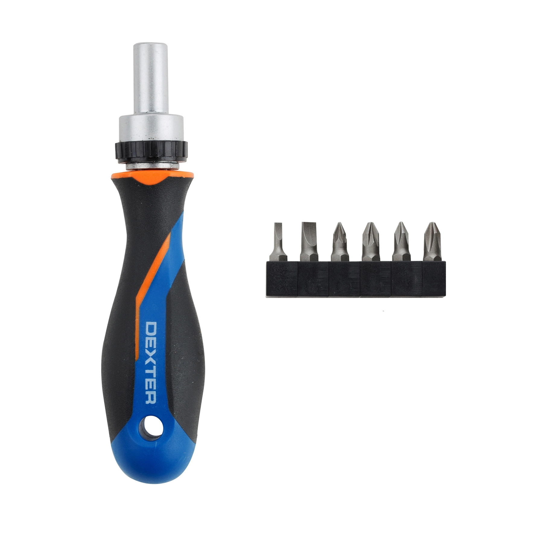 Jogo de Bits 25mm com Chave Bimaterial 6 Peças Dexter